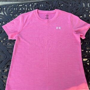 Under Armour Vibrant Pink Crew Neck Tee